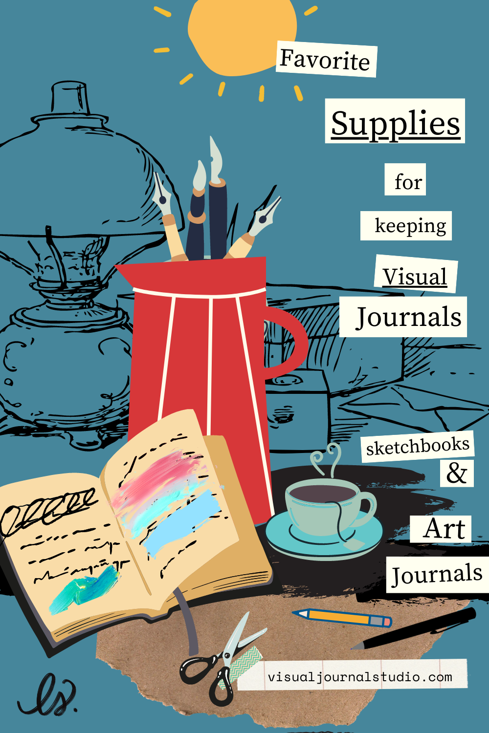 Favorite supplies for keeping sketchbooks and art journals — Visual Journal  Studio